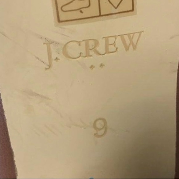 J. Crew Tan Leather Block Heel Mules - Picture 5 of 5